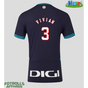 Athletic Bilbao Dani Vivian #3 Bortatröja 2025-26 Kortärmad